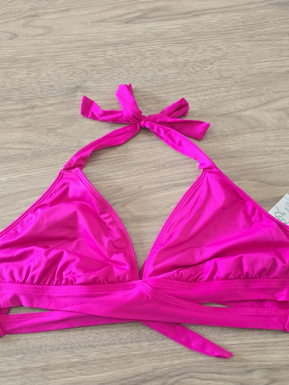 Kona Sol Vibrant Fuchsia Bikini Top